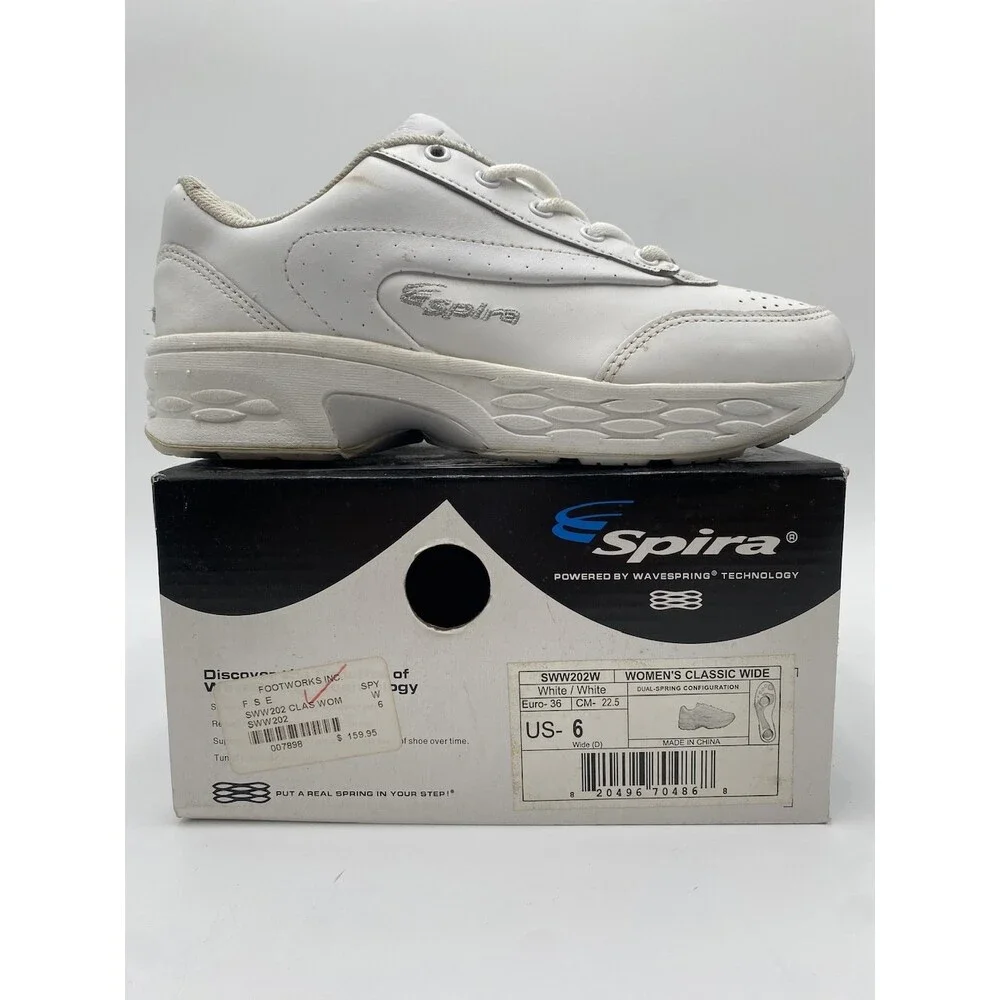 Spira CLASSIC WALKER Women's USED Walking Shoe White MISMATCHED SIZES 6/6.5